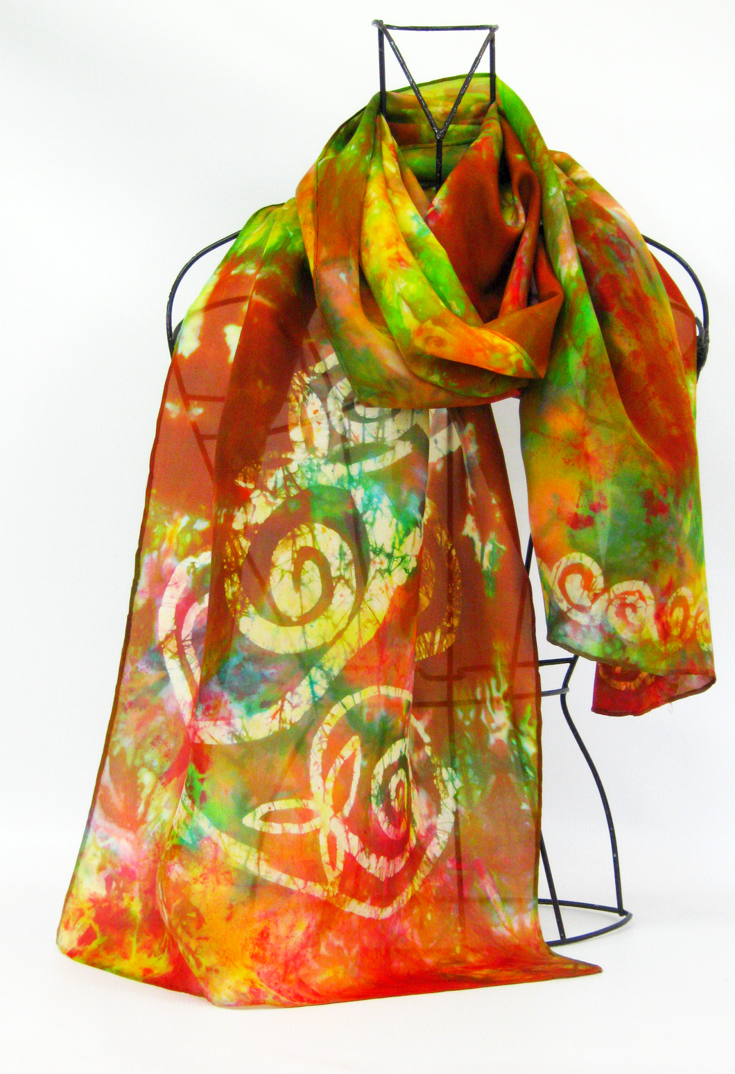 Silk Scarf Celtic Earth Orchard