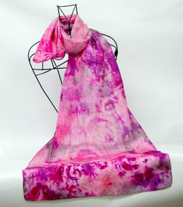 Silk Scarf Celtic Hazy Pink