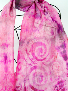 Silk Scarf Celtic Hazy Pink