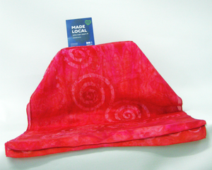 Silk Scarf Celtic Scarlet Pink Surprise