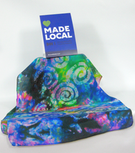 Load image into Gallery viewer, Silk Habotai Scarf Celtic Summer Rainbow Garden
