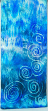 Load image into Gallery viewer, Silk Satin Scarf Celtic Teal Ocean
