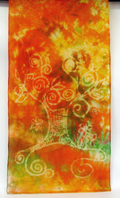 Load image into Gallery viewer, Silk Scarf Celtic Autumnal Tree of Life
