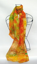 Load image into Gallery viewer, Silk Scarf Celtic Autumnal Tree of Life
