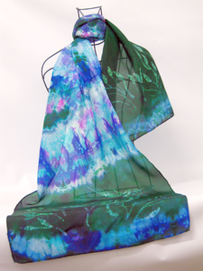 Silk Scarf The Teal Lapwing