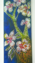Load image into Gallery viewer, Silk Wall Hanging The Apple Blossom Tree
